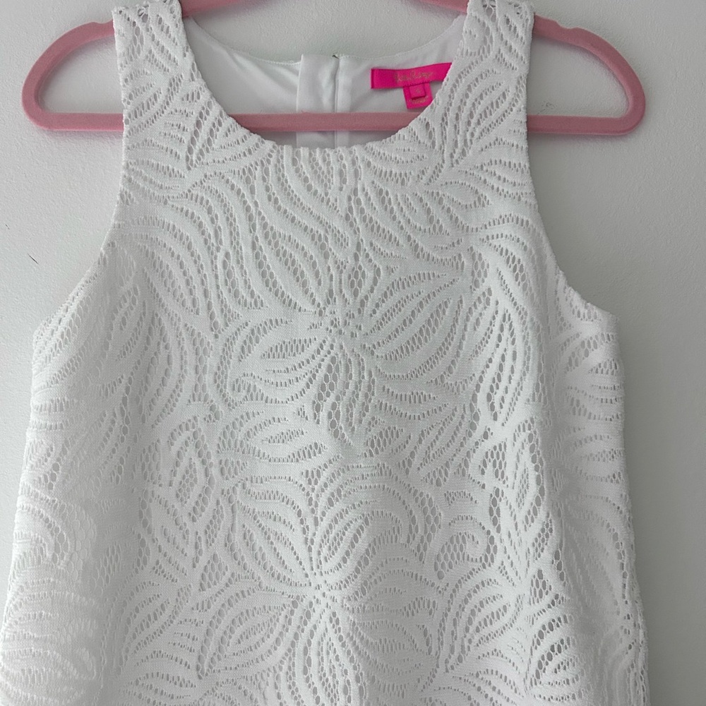Lilly Pulitzer white lace top